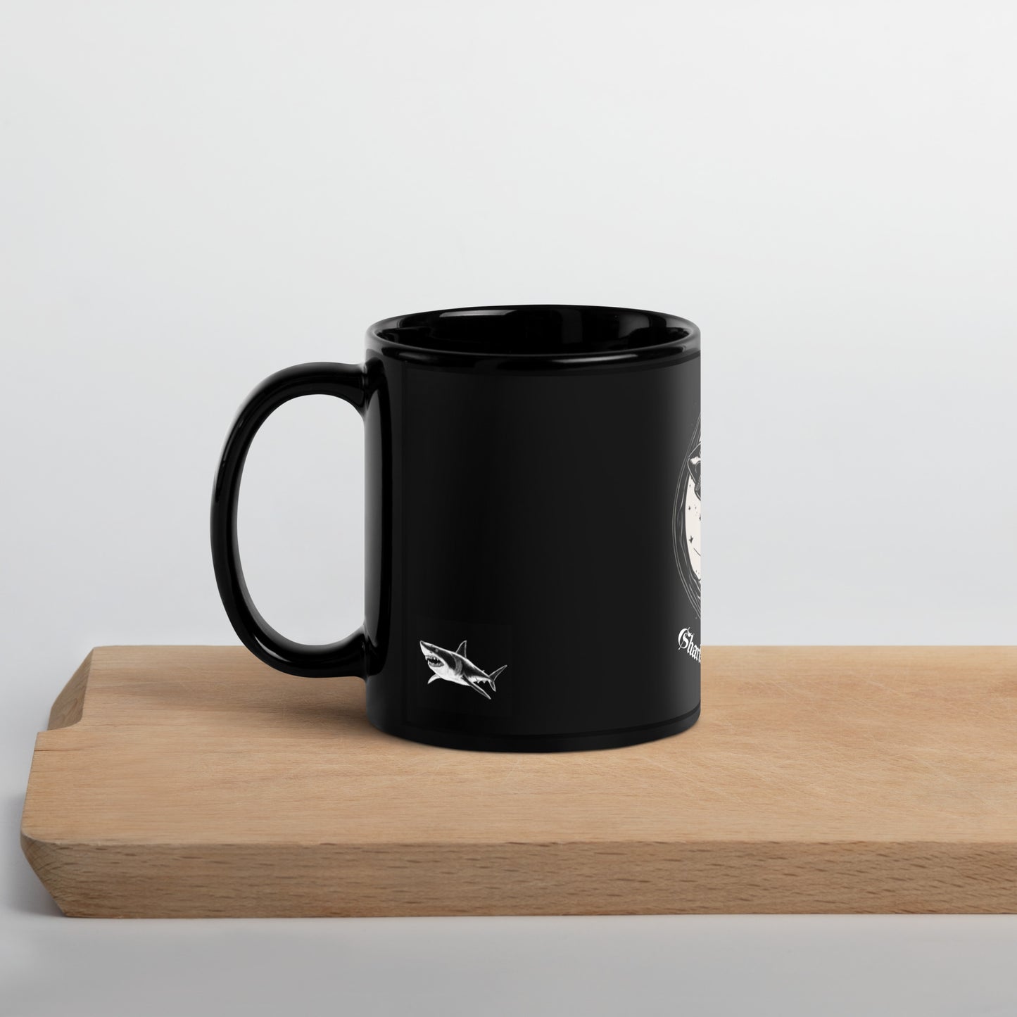 Black Glossy Shark Week Mug