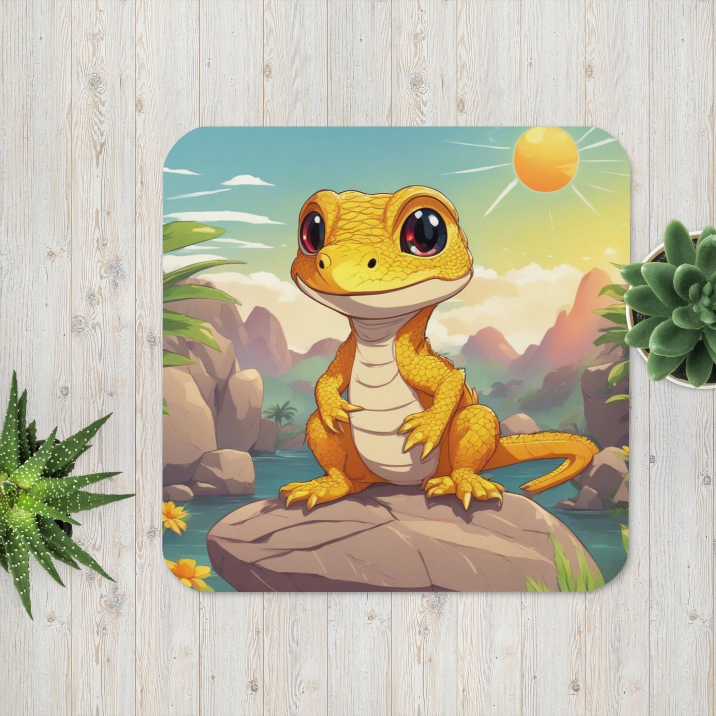 Cork-back coaster
